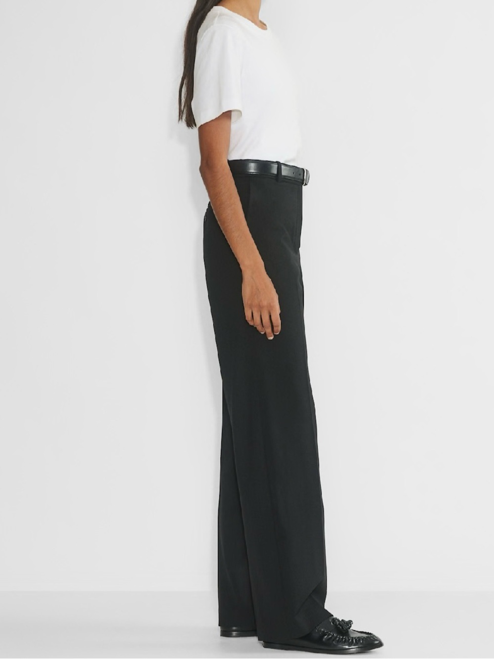 Aritzia Babaton Agency Pants premium City Wool fabric Black 00 inseams 30”